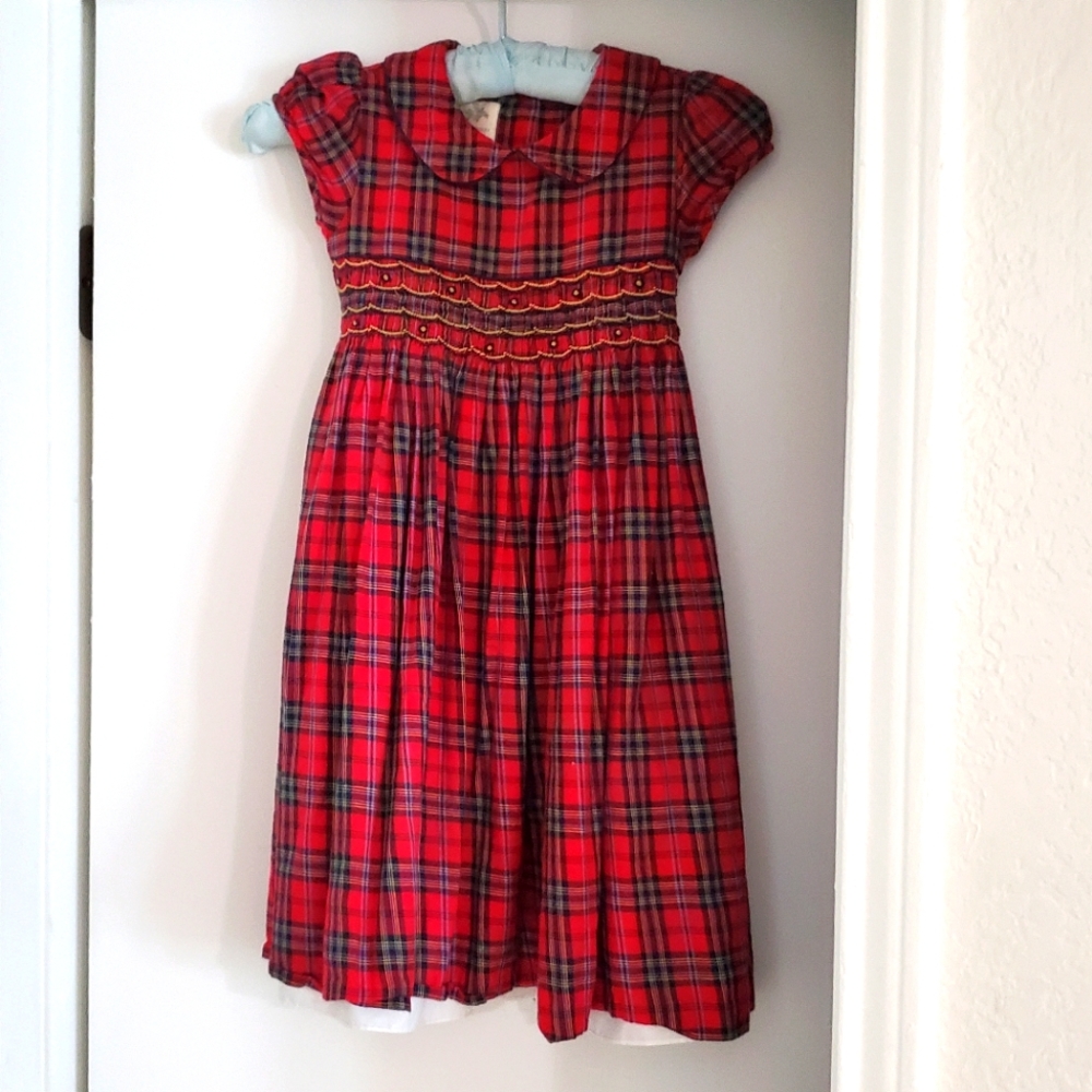 Classic Smocked Laura Ashley Dress - sz 6